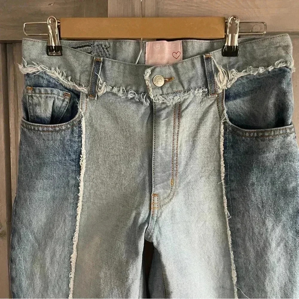 Revice Split Denim Boyfriend Fit made in LA USA size 27 - Picture 3 of 8